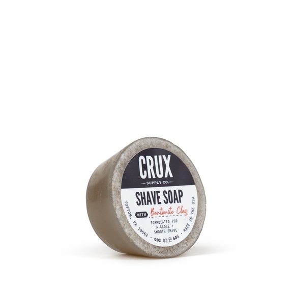 CRUX Shave Soap with Bentonite Clay 2 oz. - Picture 4 of 5